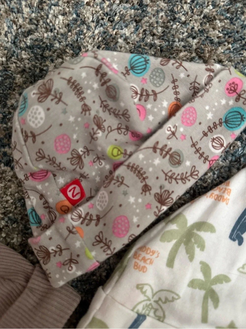 Lot of 6 baby hats various brands